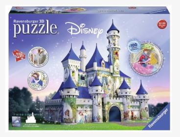 Ravensburger 216pc 3d Puzzle Disney Princesses Castle - Disney Castle 3d Puzzle, HD Png Download, Transparent PNG