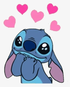 Dibujos De Stitch De Amor Png Clipart Download - Stitch Cartoon, Transparent Png, Transparent PNG