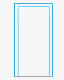 How To Draw Door - Electric Blue, HD Png Download, Transparent PNG