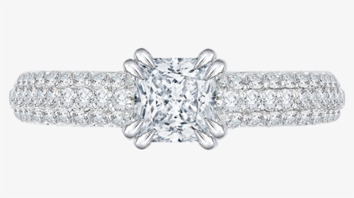 Carizza 18k White Gold Carizza Semi Mount Engagement, HD Png Download, Transparent PNG