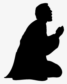 Man Praying Collection Hands - Outline Of Someone Praying, HD Png Download, Transparent PNG