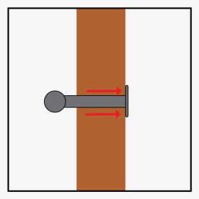 Rings Blog Ring Balance Needle Path - Curved Barbell With Flat Back, HD Png Download, Transparent PNG