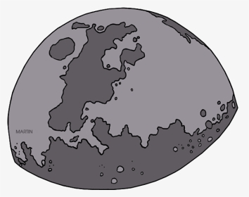Outer Space By Phillip - Phillip Martin Clipart Moon, HD Png Download, Transparent PNG