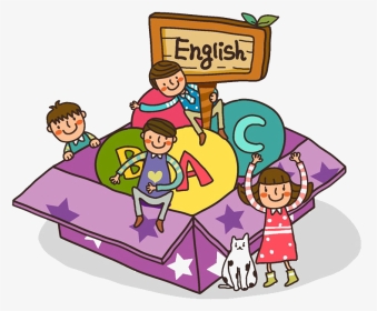 Spelling Teaching Kids - English Clipart, HD Png Download, Transparent PNG