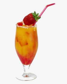 Cocktail Juice Drink - Cocktail Fruit Juice Png, Transparent Png, Transparent PNG