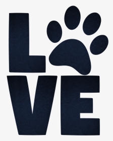 Cat Paw Dog Rubber Stamp Printing - Paws Love, HD Png Download, Transparent PNG