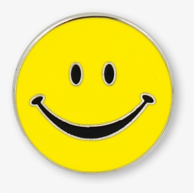 Smiling Face Enamel Pin - Smiley, HD Png Download, Transparent PNG