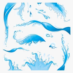 Splash Clipart Dolphin Splash - Salpicadura Vector Salpicon De Agua Png, Transparent Png, Transparent PNG