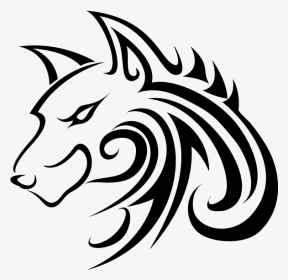 Gray Wolf Tattoo Drawing Clip Art - Wolf Tattoo Drawing, HD Png Download, Transparent PNG