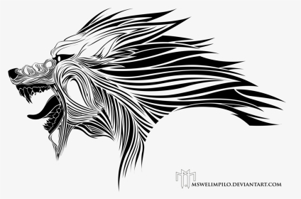 Collection Of Free Wolf Vector Illustrator - Ark Survival Evolved Black And White, HD Png Download, Transparent PNG