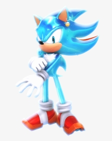 Super Sonic The Hedgehog Blue, HD Png Download, Transparent PNG