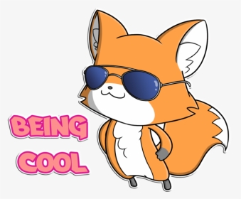 Clipart Fox Kawaii - Draw A Really Cool Fox, HD Png Download, Transparent PNG