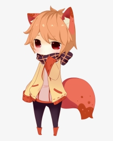 Cute Anime Boy Fox, HD Png Download, Transparent PNG