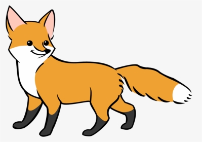 Fox Transparent Animal Clipart - Fox Drawing Transparent Background, HD Png Download, Transparent PNG