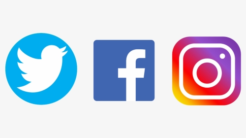 Facebook Twitter And Instagram, HD Png Download, Transparent PNG