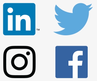 Facebook Instagram Twitter Linkedin, HD Png Download, Transparent PNG