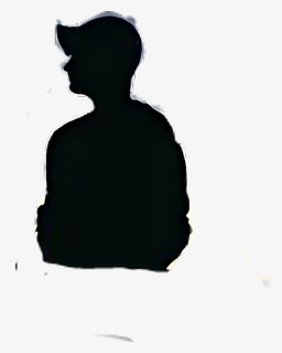 lonely #shadow #boy #shape #remixme - Silhouette, HD Png Download ,  Transparent Png Image - PNGitem