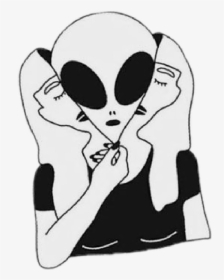 #tumblr #freetoedit #girl #tumblrgirl #alien #space - Yourself Alien Png, Transparent Png, Transparent PNG