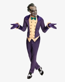 Clip Art Transparent Stock Adult Arkham Halloweenie - Arkham City Joker Costume, HD Png Download, Transparent PNG