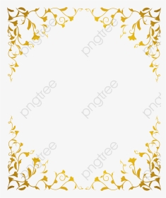 Gold Png Vector Pattern Frame Golden And - Vector Image Of Bride, Transparent Png, Transparent PNG