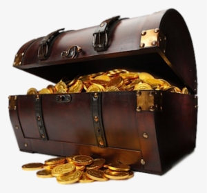 #art #treasurechest #treasture #gold #stickers - Pirate Treasure Box Png, Transparent Png, Transparent PNG