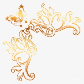 Ornament Clip Art - Ornament Vector Png Gold, Transparent Png, Transparent PNG