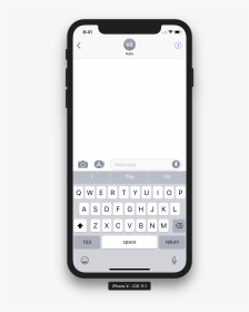 Iphone X Keyboard, HD Png Download, Transparent PNG