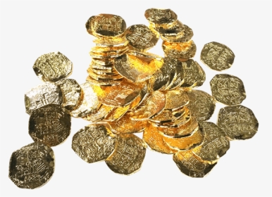 Pirate Gold Png - Pirate Coin Treasure Art, Transparent Png, Transparent PNG