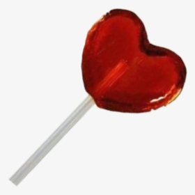 #lollipop #red #heart - Sticker Red Heart Lollipop, HD Png Download, Transparent PNG