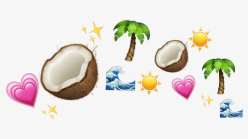 #freetoedit #crown #emoji #ring #halo #beach #coconut - Bonbon, HD Png Download, Transparent PNG