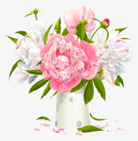 Peony Cliparts Printable Images - Pink Peonies Clip Art, HD Png Download, Transparent PNG