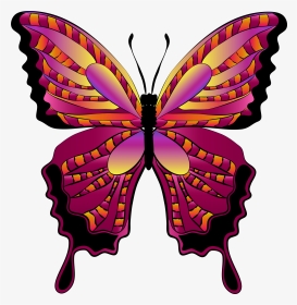 Red Butterfly Clipart Image - Transparent Background Png Format Butterfly Png, Png Download, Transparent PNG