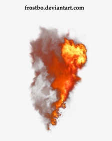 Transparent Fire Smoke Background, HD Png Download, Transparent PNG