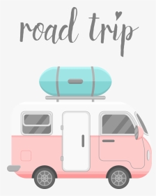 Road Trip Clipart Caravan, HD Png Download, Transparent PNG