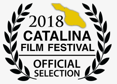 2018 Cff Laurel Transp Blk Gold - Catalina Film Festival Laurels, HD Png Download, Transparent PNG