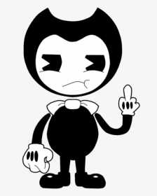 Cartoon Middle Finger Png - Bendy And The Ink Machine Song, Transparent Png, Transparent PNG