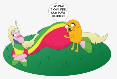 Pregnant Rainicorn - Adventure Time Jake Is Pregnant, HD Png Download, Transparent PNG