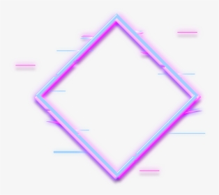 #square #glitch #border #neon #error #geometric #frame - Pattern, HD Png Download, Transparent PNG