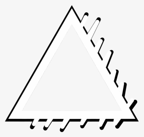#triangle #white #freetoedit #geometric #trigon #frame - Triangle Logo Frame Png, Transparent Png, Transparent PNG