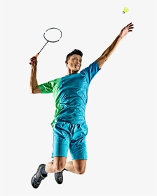 Accurate Flight Pattern - Badminton Man, HD Png Download, Transparent PNG
