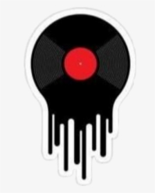 #record #recordplayer #blackandred #black #red #grunge - Illustration, HD Png Download, Transparent PNG
