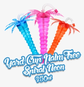 Yard Cup Palm Tree Neon - Party Supply, HD Png Download, Transparent PNG