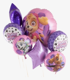 Paw Patrol Pink D Birthday Bunch - Pink Paw Patrol Balloons, HD Png Download, Transparent PNG