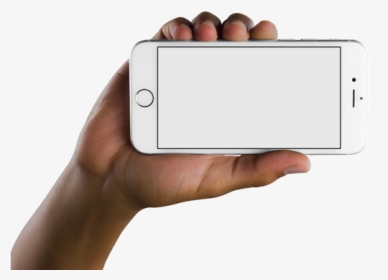 Png Transparent Hand Holding Phone Sideways, Png Download, Transparent PNG