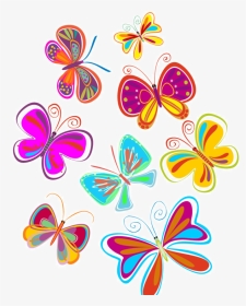 Butterfly Cartoon, HD Png Download, Transparent PNG