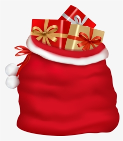 Santa Claus Gift Bag, HD Png Download, Transparent PNG