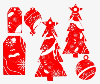 Holiday Tagsred - Christmas Tree, HD Png Download, Transparent PNG
