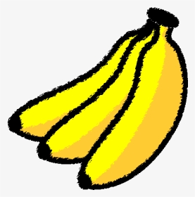 Bananas Monochrome Painting Fruit - Banana Png, Transparent Png, Transparent PNG