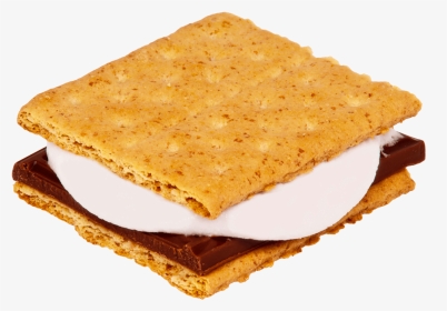 Sticker Transparent Food - Graham Cracker With Chocolate And Marshmallow, HD Png Download, Transparent PNG