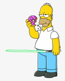 Darth Vader Clipart Homer Simpson - Dad On The Simpsons, HD Png Download, Transparent PNG